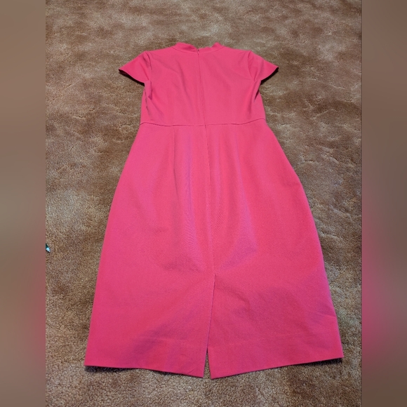J. Crew Pink Midi Dress - Size 4 - Picture 6 of 7